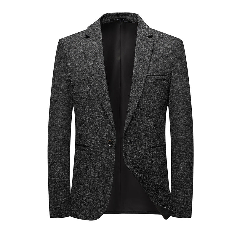 Korean-style Slim-fit Single Row One Button Small Business Suit Coat