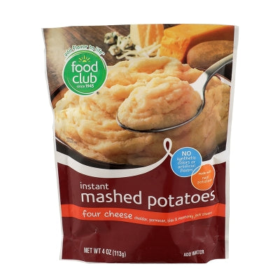 Puré De Papas Instantáneo Sabor 4 Quesos Food Club 4 Onz