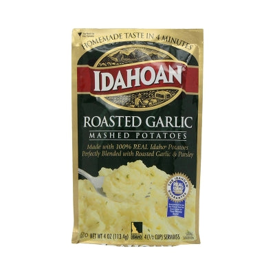 Puré De Papas Instantáneo Con Sabor A Ajo Rostizado Idahoan 4 Onz