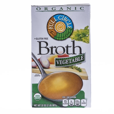 Caldo Liquido De Vegetales Full Circle 32 Onz