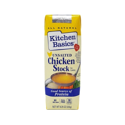 Caldo Liquido De Pollo Sin Sal Kitchen Basics 8.25 Onz