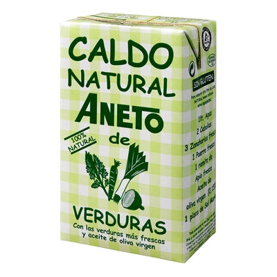 Caldo Liquido De Verduras Aneto 1 Lt