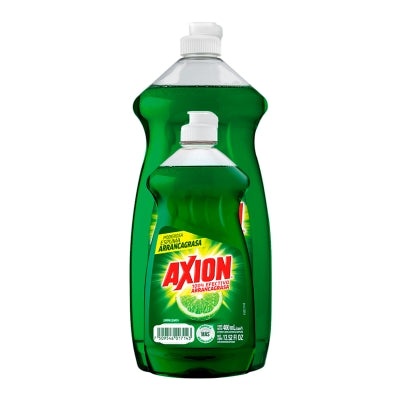Lavaplatos Liquido Aroma Limón 640 Ml + Lavaplatos Líquido Axion 400 Ml