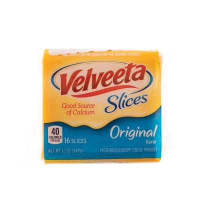 Queso Rebanado Velveeta 12 Onz