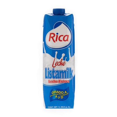 Leche Entera Listamilk 1 Lt