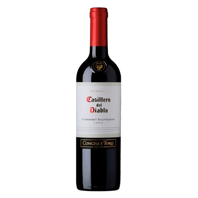 Vino Tinto Cabernet Sauvignon Casillero Del Diablo 75 Cl