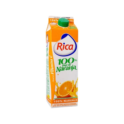 Jugo De Naranja Con Azucar 100% Rica 32 Onz