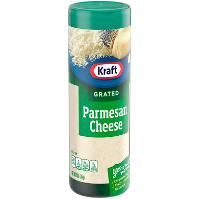 Queso Parmesano Rallado Kraft 3 Onz