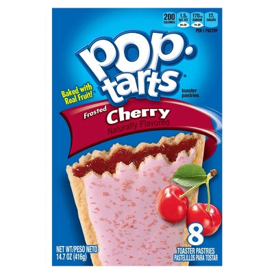 Barra De Cereza Pop Tarts Kelloggs 14.7 Onz