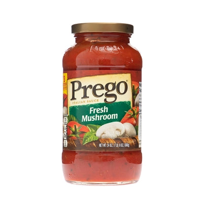 Salsa Para Pasta Italiana Con Hongos Prego 24 Onz