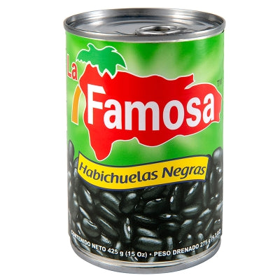 Habichuelas Negras La Famosa 15 Onz