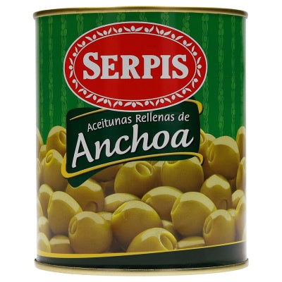 Aceitunas Con Anchoas Serpis 850 Gr