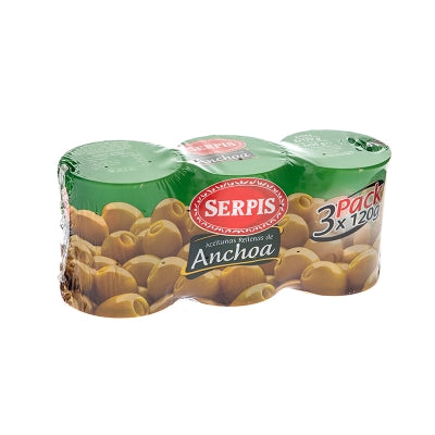 Aceitunas Rellenas De Anchoas 120 Gr, 3 Und/Paq