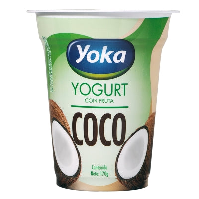 Yogurt Sabor Coco Yoka 6 Onz