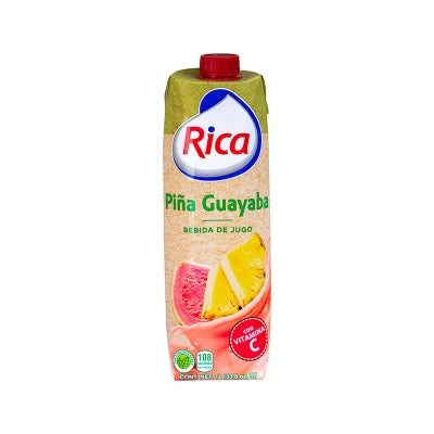 Jugo De Piña Guayaba Rica Uht 1 Lt