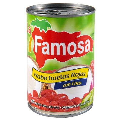 Habichuelas Rojas Con Coco La Famosa 15 Onz