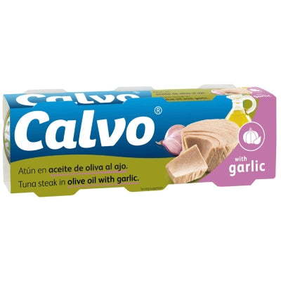 Atun En Aceite Oliva Al Ajo Calvo 80Gr 3Pk