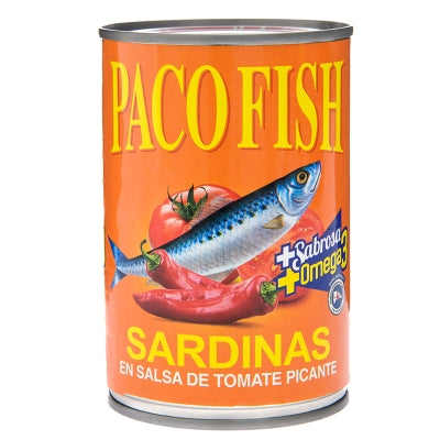 Sardinas En Salsa Picante Paco Fish 15 Onz