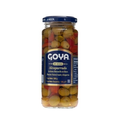 Alcaparras Con Aceitunas Sin Hueso Goya 7 Onz