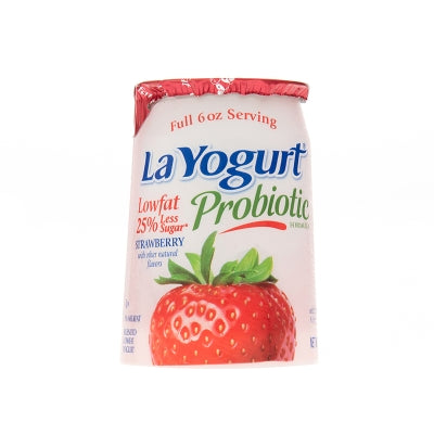 Yogurt Sabor Fresa Layogurt 6 Onz