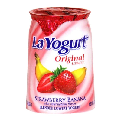 Yogurt De Fresa y Guineo La Yogurt 6 Onz