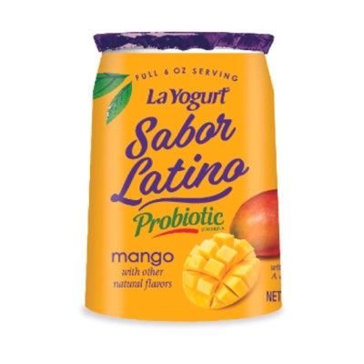 Yogurt Probiótico Sabor Latino Mango  La Yogurt 6 Onz