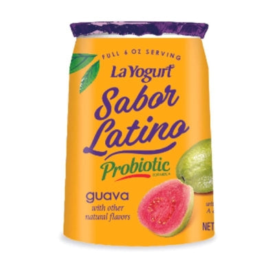 Yogurt Probiótico Sabor Latino Guayaba La Yogurt 6 Onz