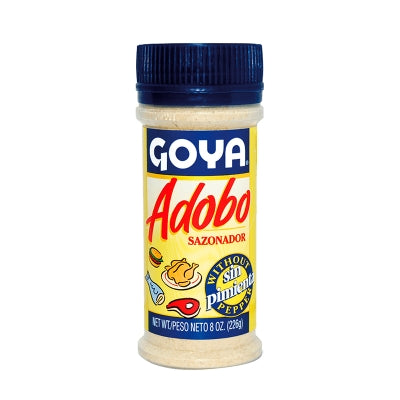 Adobo En Polvo Ligero Sin Pimienta Goya 8 Onz