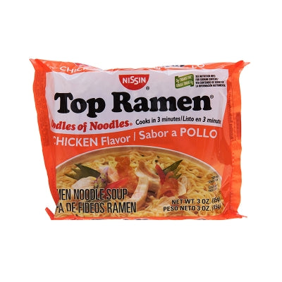 Sopa De Fideos Ramen Nissin Pollo 3 Onz