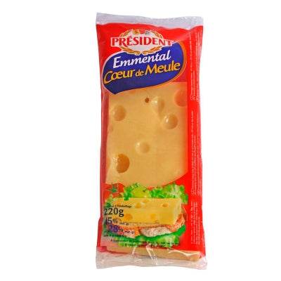 Queso Emmenthal President 220 Gr