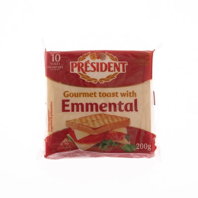 Queso Emmental Rebanado President 200 Gr