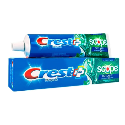 Crema Dental Blanqueadora Sabor Menta Fresca Con Scope Crest 6.2 Onz