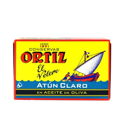 Atun Claro Con Aceite De Oliva Ortiz 112 Gr