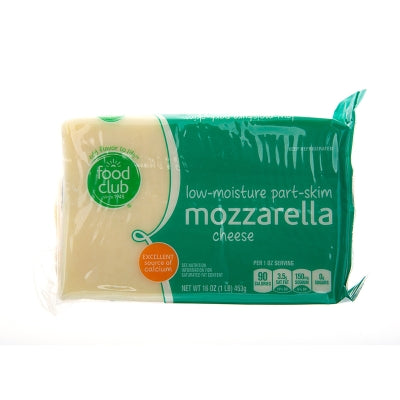 Queso Mozzarella Barra Food Club 16 Onz