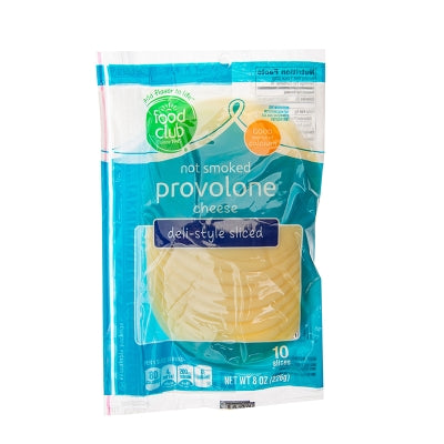 Queso Provolone Rebanado Food Club 8 Onz