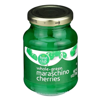 Cerezas Maraschino Verdes Food Club 6 Onz