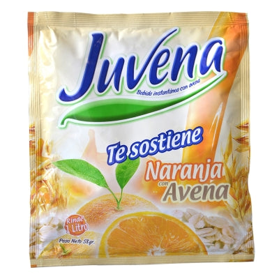 Jugo En Polvo De Avena Y Naranja Juvena 48 Gr