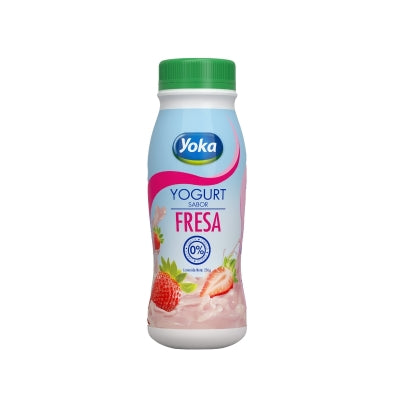 Yogurt Sabor Fresa Yoka 8 Onz