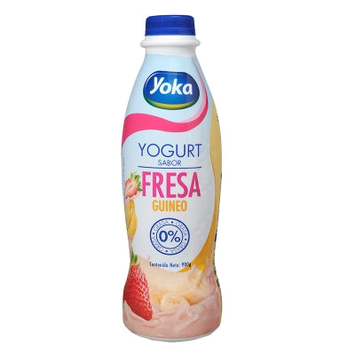 Yogurt Bebible Sabor A Fresa Y Guineo Yoka 32 Onz