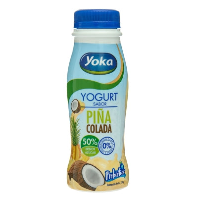 Yogurt Sabor Pina Colada Yoka 8 Onz