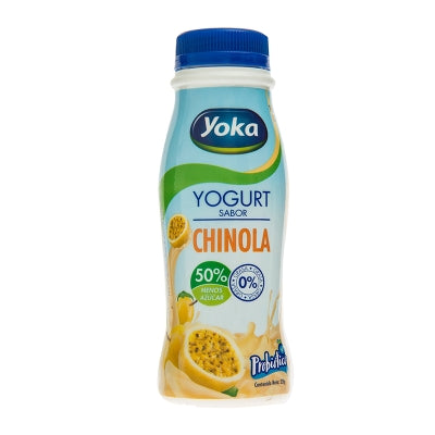 Yogurt Bebible 0% Grasa Sabor Chinola Yoka 8 Onz