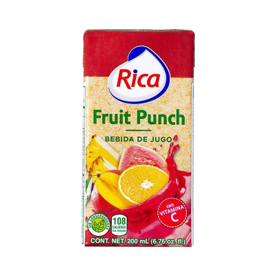 Jugo Fruit Punch Rica 200 Ml