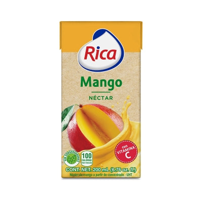 Nectar De Mango Rica Uht 200 Ml