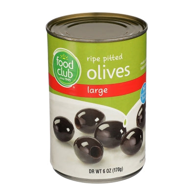 Aceituna Negra Sin Hueso Grande Food Club 6 Onz