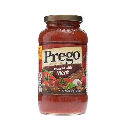 Salsa Para Pasta De Carne Prego 24 Onz