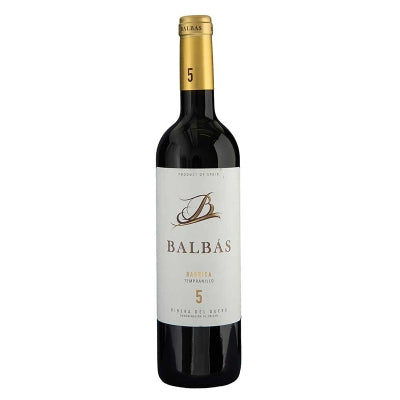 Vino Tinto Tempranillo Balbas Barrica 75 Cl