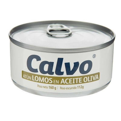 Lomo De Atun En Aceite De Oliva Calvo 160 Gr