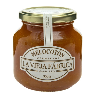 Mermelada Sabor Melocoton La Vieja Fabrica 314 Ml