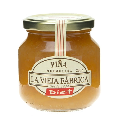 Mermelada De Piña Sin Azucar La Vieja Fabrica 280 Gr