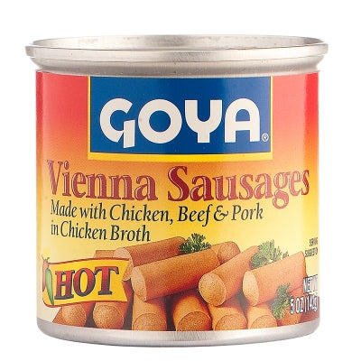 Salchicha Estilo Vienna Picante Goya 4.6 Onz